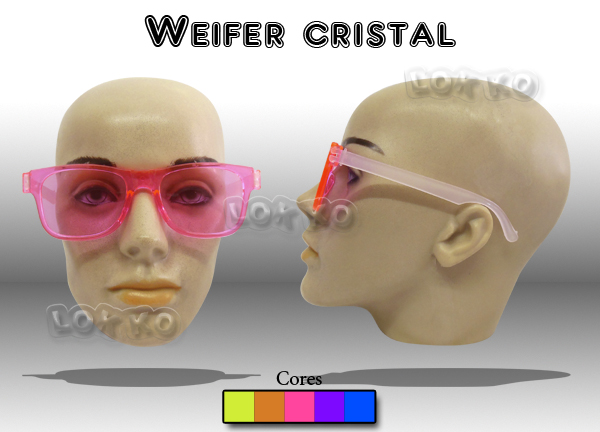 Óculos de festa weifer cristal